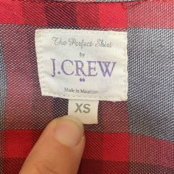 J. crew The‎ Perfect Shirt Flannel Plaid Shirt - Picture 4 of 9